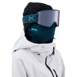 Anon Anon WM3 MFI Goggle - Peacock/Perceive Sunny Onyx -Best Ski Equip Store anon wm3 mfi goggle peacock perceive sunny onyx p22819 32850 image