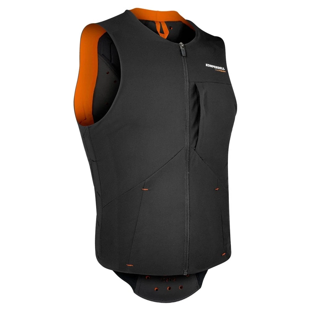 Komperdell Komperdell Super Eco Pro Cross Protection Vest Back Protector - Black/Orange 3 Komperdell Komperdell Super Eco Pro Cross Protection Vest Back Protector - Black/Orange