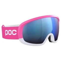 POC POC Fovea Mid Clarity Comp Goggles - Fluorescent Pink/Hydrogen White/Spektris Blue -Best Ski Equip Store poc fovea mid clarity comp goggles fluorescent pink hydrogen white spektris blue p23507 36177 image